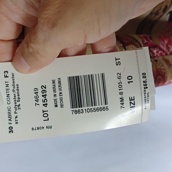 Harve Benard Petite Midi Skirt  Sz 10 - Picture 7 of 7